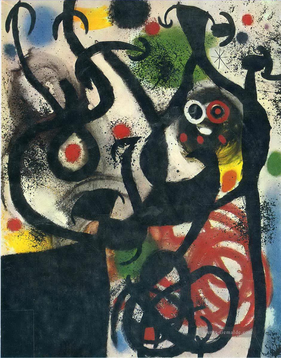 Frauen und Vögel in der Nacht Joan Miró Ölgemälde